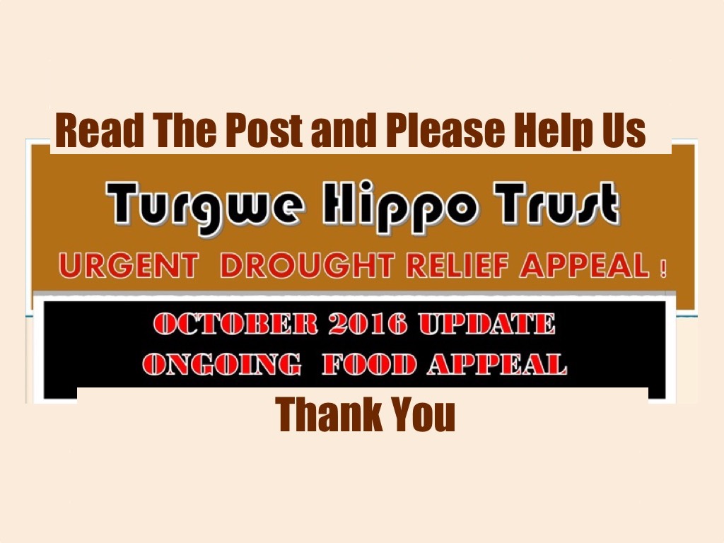 Urgent Drought Relief Appeal – October 2016 Update